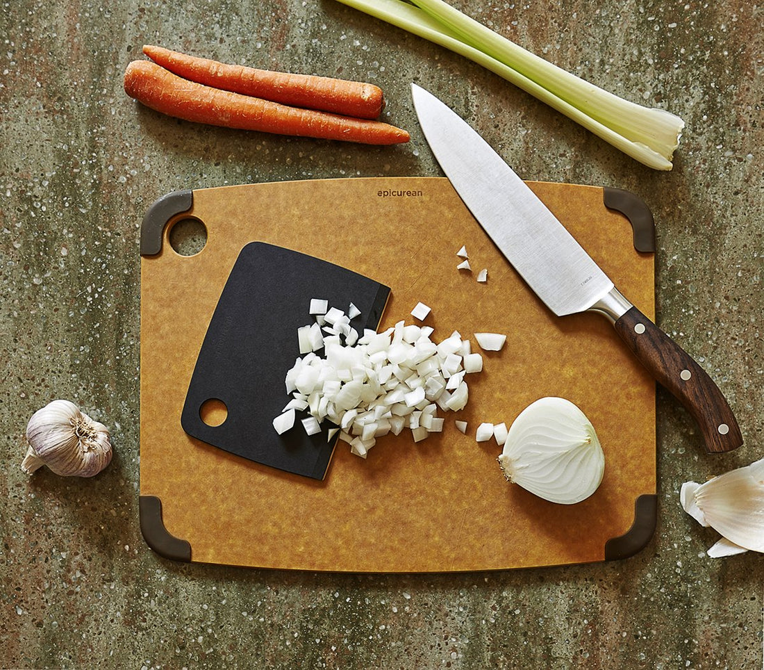 Epicurean - 6" × 4.5" Bench Scrapers, Slate/Natural with 3/16" Profile - 018-04060201