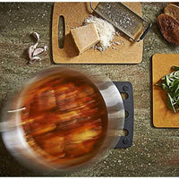 Epicurean - 7" × 7" Trivets, Slate/Black with 3/16" Profile - 010-07070203