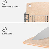 Epicurean - 8" × 6" Kitchen Series Cutting Board, Natural with 1/4" Profile - 001-080601