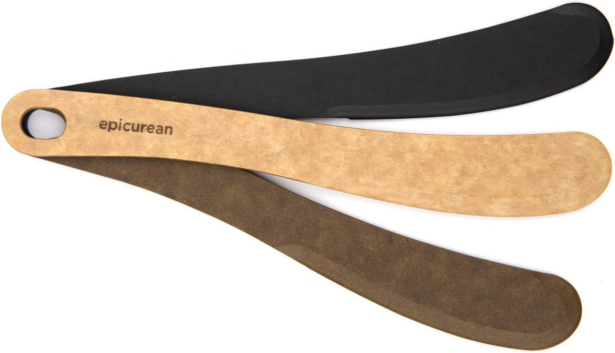 Epicurean - 8.3" × 1.3" Cheese Spreaders, Natural with 1/8" Profile - 031-08SPREADER01
