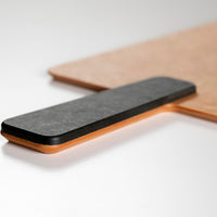 Epicurean - 14" × 7.5" Handy Plus Series Cut & Serve Board, Natural/Slate with 1/4" Profile - 008-S14070102