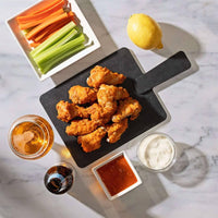 Epicurean - 9" × 7.375" Handy Plus Series Cut & Serve Board, Slate/Slate with 1/4" Profile - 008-S09070202