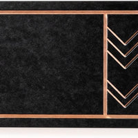 Epicurean - 9.75" × 6.875" Frank Lloyd Wright® Cut & Serve Boards Cutting Board, Slate/Natural with 1/4" Profile - 555-10070201FLW