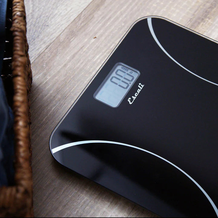 Escali - 400 lbs Black Kinetic Bathroom Scale - BK180-B