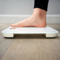 Escali - 400 lbs White Kinetic Bathroom Scale - BK180-W