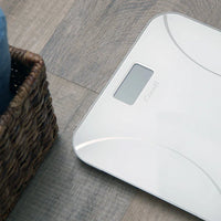 Escali - 400 lbs White Kinetic Bathroom Scale - BK180-W