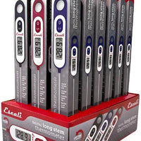 Escali - 5.6" Long Stem Multicolor Digital Thermometers, Pack Of 18 - DH9-CDU18