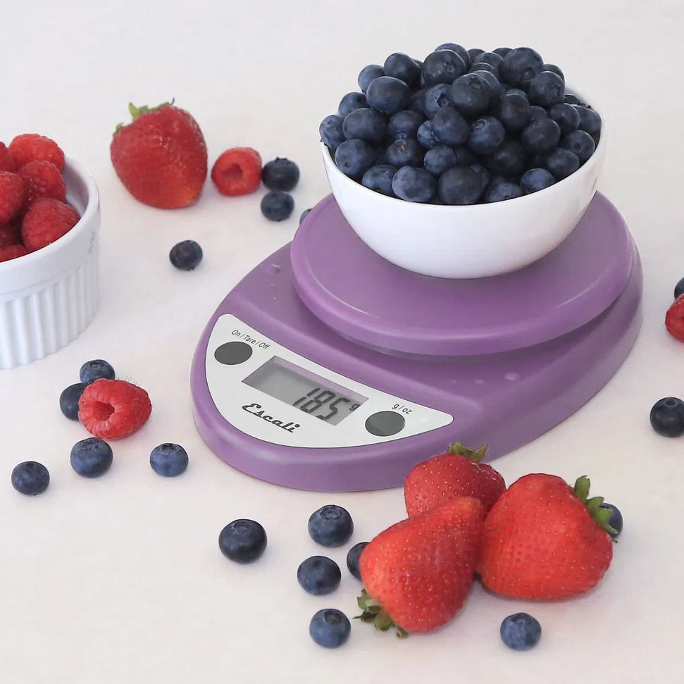 Escali - 8.5" Lavender Plastic Primo Digital Food Scale - P115LV