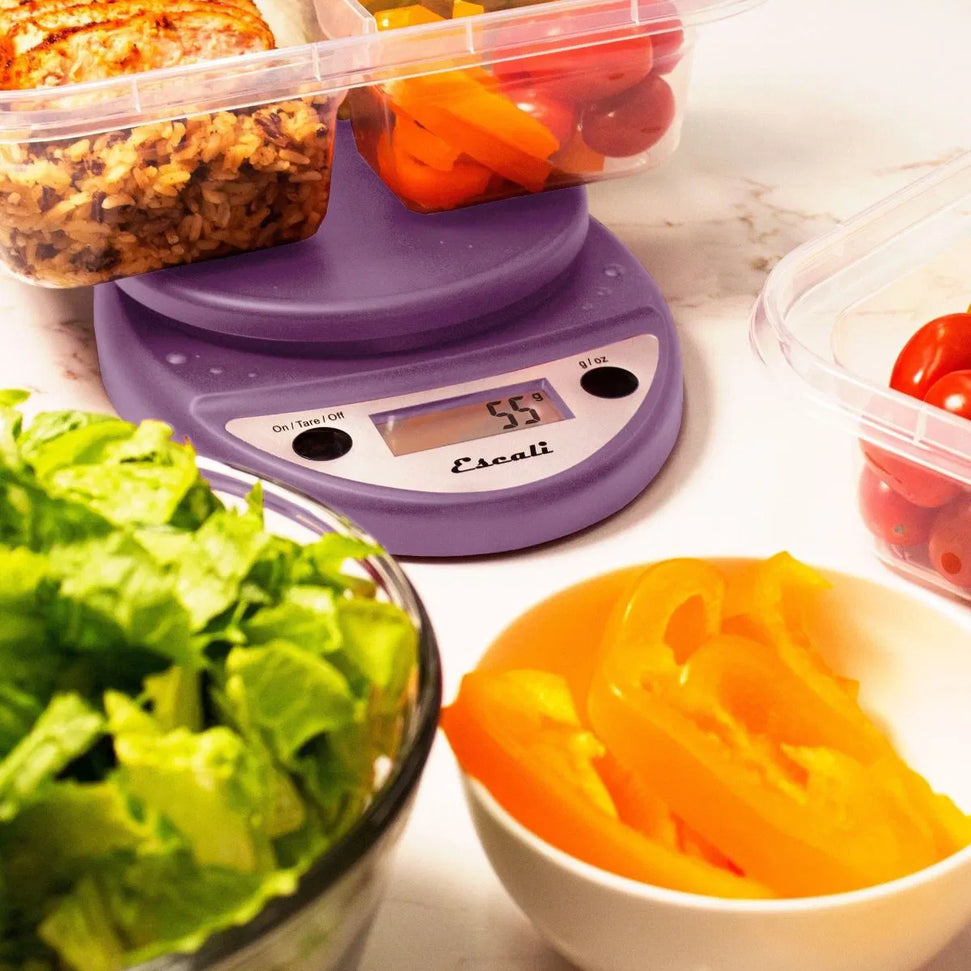 Escali - 8.5" Lavender Plastic Primo Digital Food Scale - P115LV
