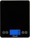 Escali - Arti Extra-Large Black Glass Digital Scale - 2210IB