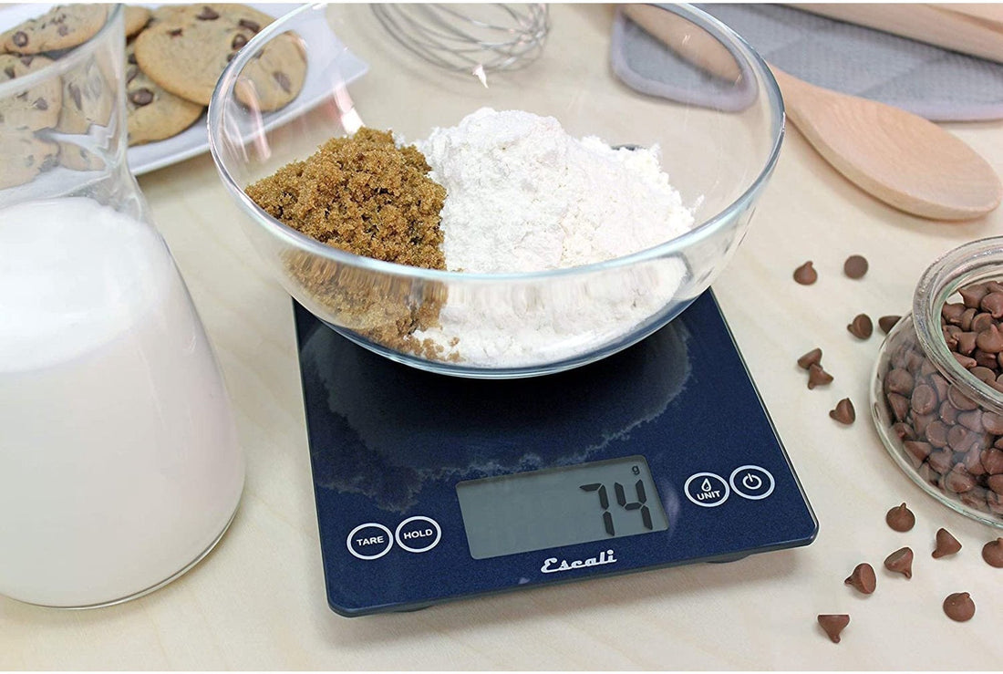 Escali - Arti Glass Blue Mirage Kitchen Scale - 157BM