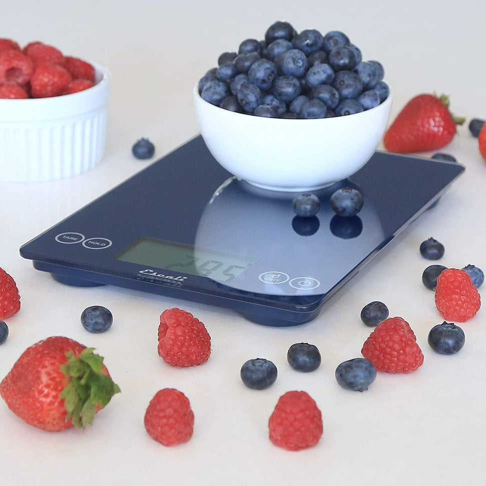 Escali - Arti Glass Blue Mirage Kitchen Scale - 157BM