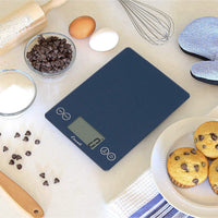 Escali - Arti Glass Blue Mirage Kitchen Scale - 157BM