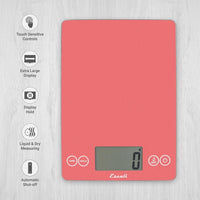 Escali - Arti Glass Desert Rose Kitchen Scale - 157DR