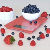 Escali - Arti Glass Desert Rose Kitchen Scale - 157DR