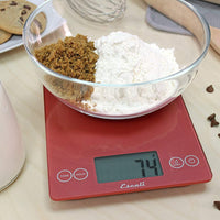 Escali - Arti Glass Desert Rose Kitchen Scale - 157DR