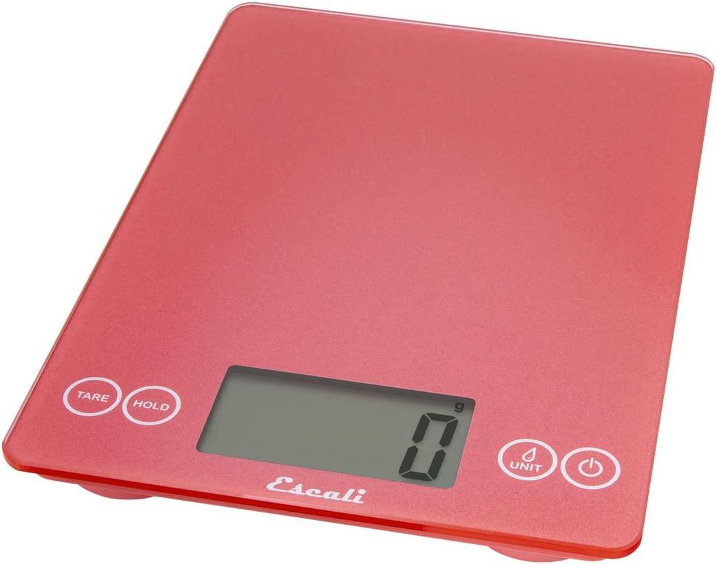 Escali - Arti Glass Desert Rose Kitchen Scale - 157DR