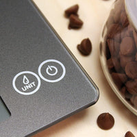 Escali - Arti Glass Grey Storm Kitchen Scale - 157GS