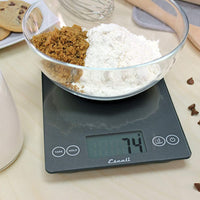 Escali - Arti Glass Grey Storm Kitchen Scale - 157GS