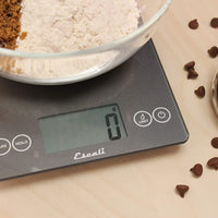 Escali - Arti Glass Grey Storm Kitchen Scale - 157GS