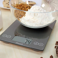 Escali - Arti Glass Grey Storm Kitchen Scale - 157GS