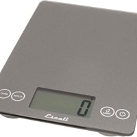 Escali - Arti Glass Grey Storm Kitchen Scale - 157GS