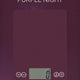 Escali - Arti Glass Purple Night Kitchen Scale - 157PN
