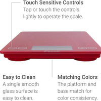 Escali - Arti Glass Rio Red Kitchen Scale - 157R2