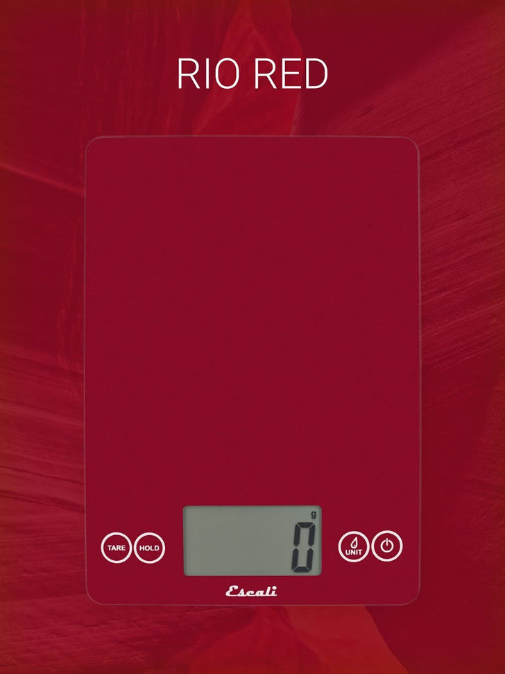 Escali - Arti Glass Rio Red Kitchen Scale - 157R2