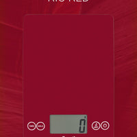 Escali - Arti Glass Rio Red Kitchen Scale - 157R2