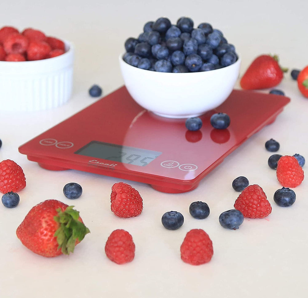 Escali - Arti Glass Rio Red Kitchen Scale - 157R2