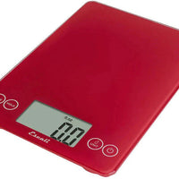 Escali - Arti Glass Rio Red Kitchen Scale - 157R2