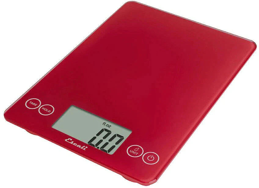 Escali - Arti Glass Rio Red Kitchen Scale - 157R2