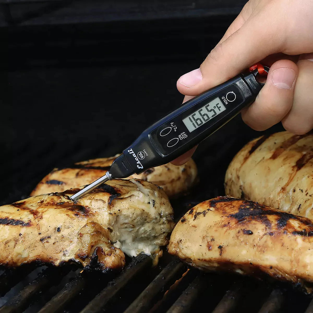 Escali - Black Digital Pen Thermometer With Sheath - DHP2