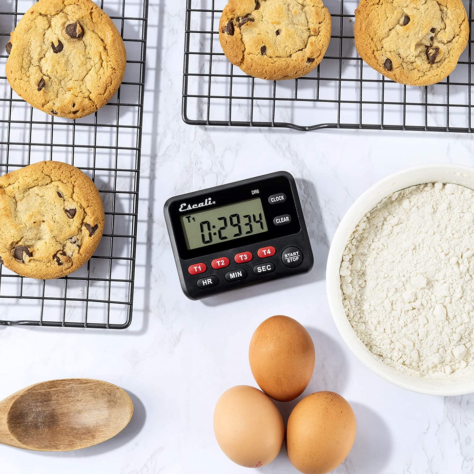 Escali - Black Four Event Digital Timer - DR6