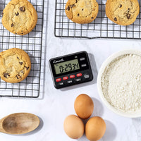 Escali - Black Four Event Digital Timer - DR6