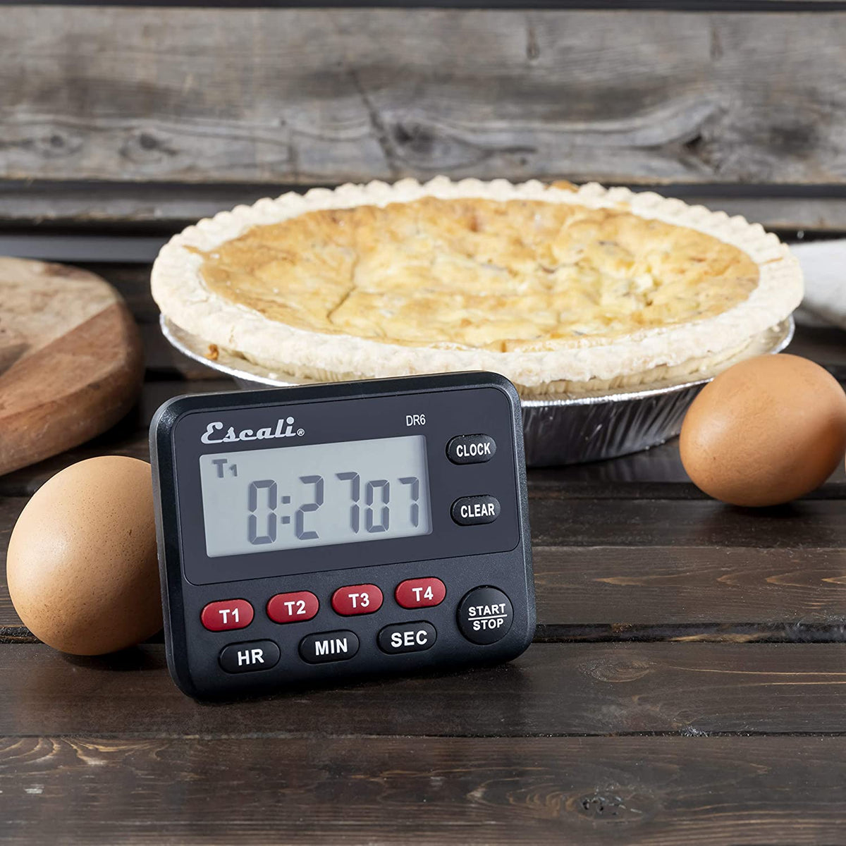 Escali - Black Four Event Digital Timer - DR6