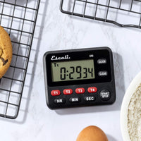 Escali - Black Four Event Digital Timer - DR6