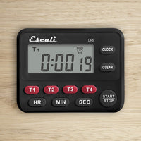 Escali - Black Four Event Digital Timer - DR6