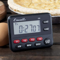 Escali - Black Four Event Digital Timer - DR6