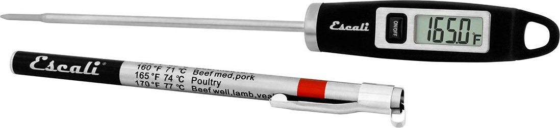 Escali - Black Gourmet Digital Thermometer - DH1-B