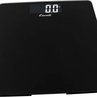 Escali - Black Slim Glass Body Scale - B180SB