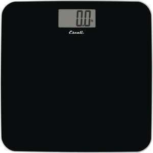 Escali - Black Slim Glass Body Scale - B180SB