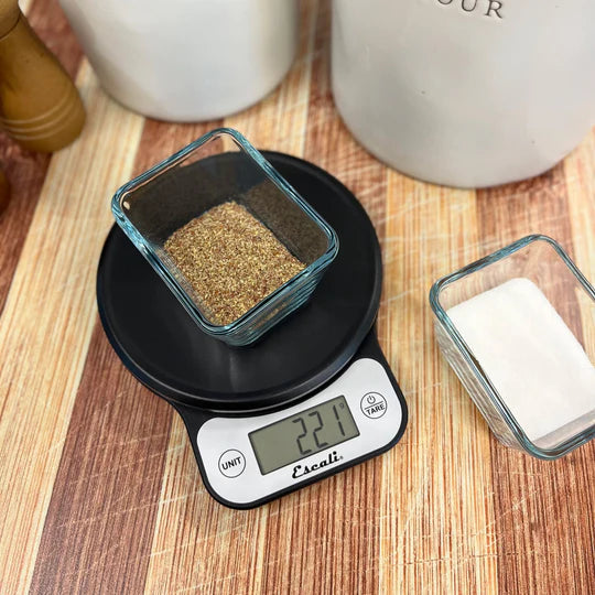 Escali - Black Telero Digital Kichen Scale - T136B