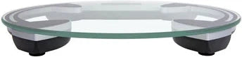 Escali - Clear Glass Bathroom Scale - B180RC