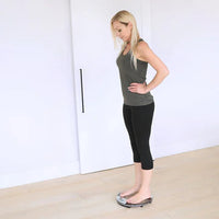 Escali - Clear Glass Bathroom Scale - B180RC