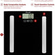 Escali - Glass Body Analyzing Bathroom Scale - BF180-2