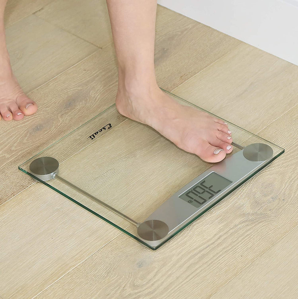 Escali - Glass & Chrome Bathroom Scale - E184