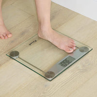 Escali - Glass & Chrome Bathroom Scale - E184