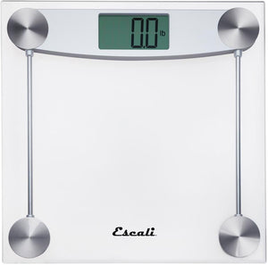 Escali - Glass & Chrome Bathroom Scale - E184
